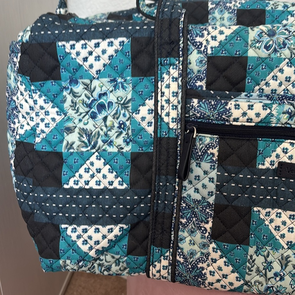 Vera Bradley Cloud Vine Patchwork Duffel - image 2